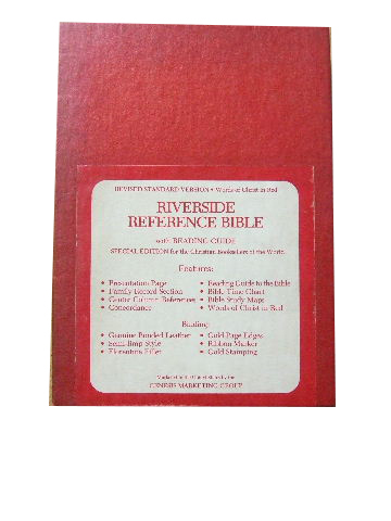 Image for Riverside Reference Bible.