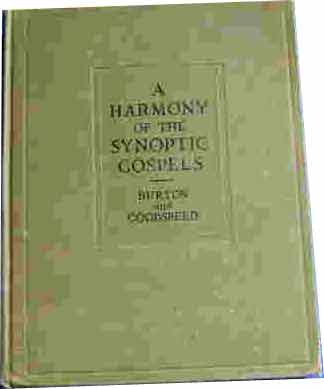 Image for A Harmony of the Synoptic Gospels  for Historical and Critical Study