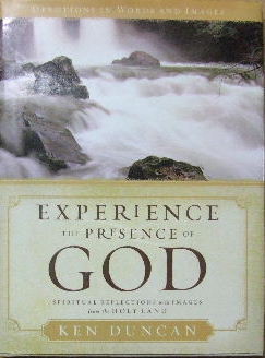 Image for Experience the presence of God.  Spiritual reflections with images from the Holy Land
