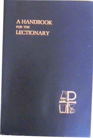Image for A Handbook for the Lectionary  (Developed by The Joint Office of Worship of the Presbyterian Church in the United States and the United Presbyterian Church in the United States of America)