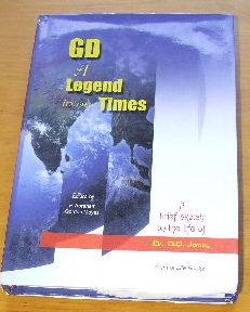 Image for GD: A Legend in Our Times  A Brief Sletch of the Life of G. D. James
