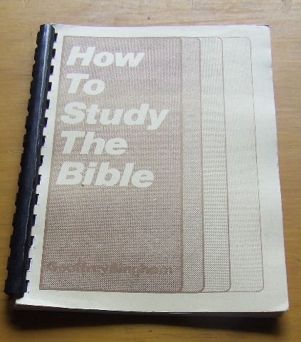 Image for How To Study The Bible.