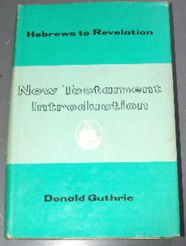 Image for New Testament Introduction. Hebrews to Revelation.
