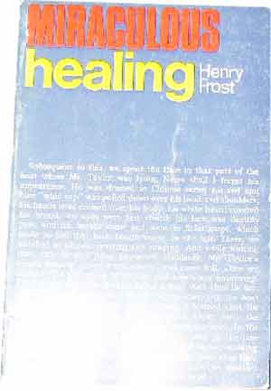 Image for Miraculous Healing.