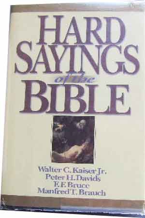 Image for Hard Sayings of the Bible.