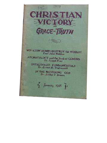 Image for Christian Victory and Grace and Truth January 1948 Vol 24 : No 231.