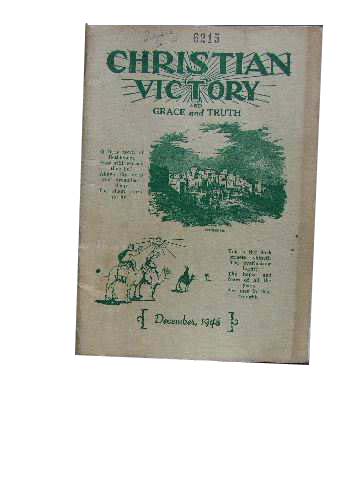 Image for Christian Victory and Grace and Truth December 1948 Vol 24 : No 241.