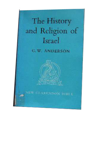 Image for The History and Religion of Israel.