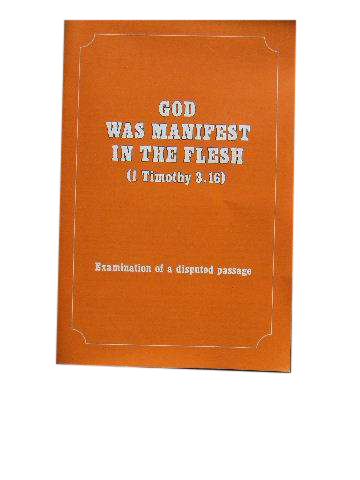 Image for God Was Manifest in the Flesh  Article 103